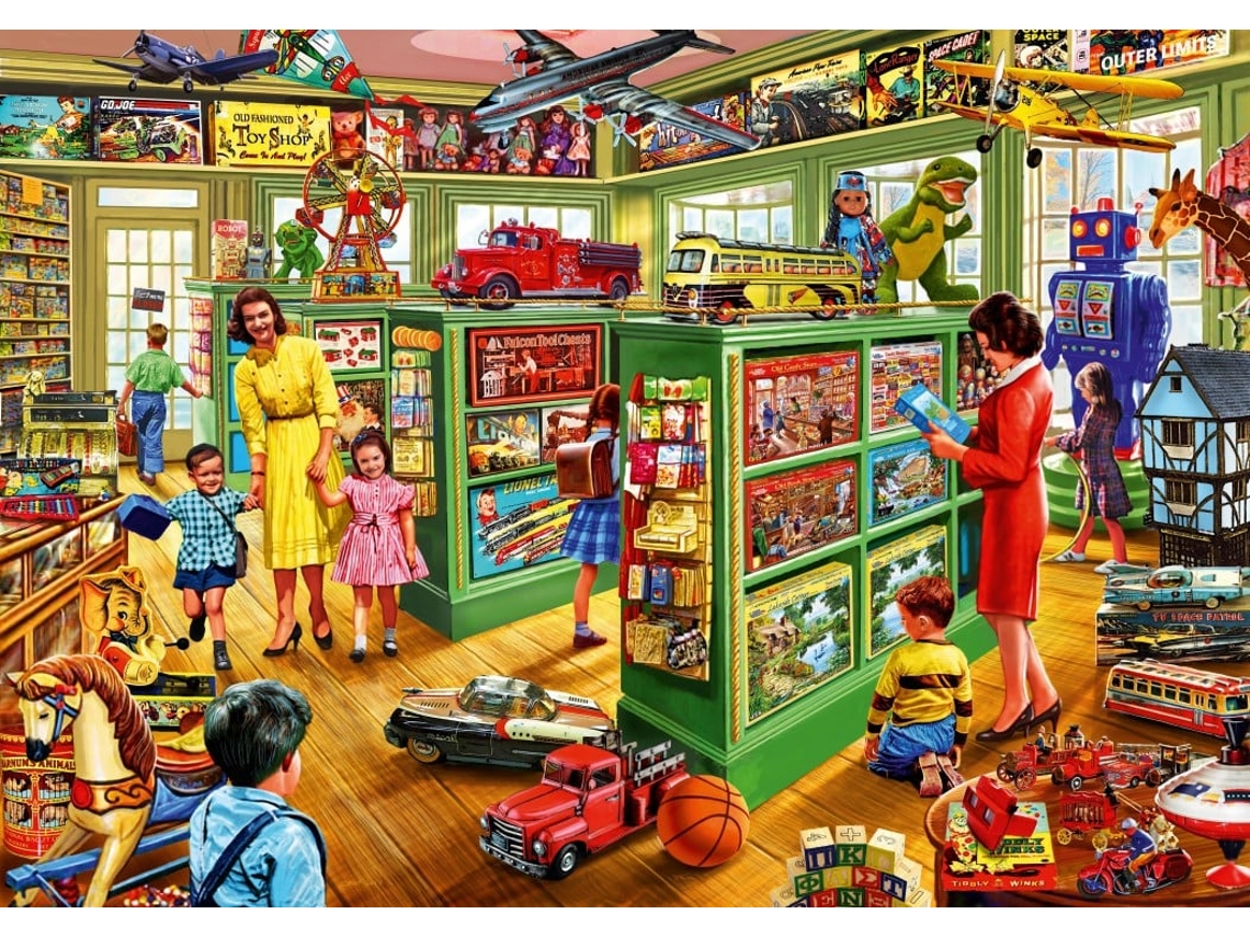 Quebra Cabeça Bluebird Interiores Da Loja De Brinquedos 2000 Peças Bluebird Puzzle