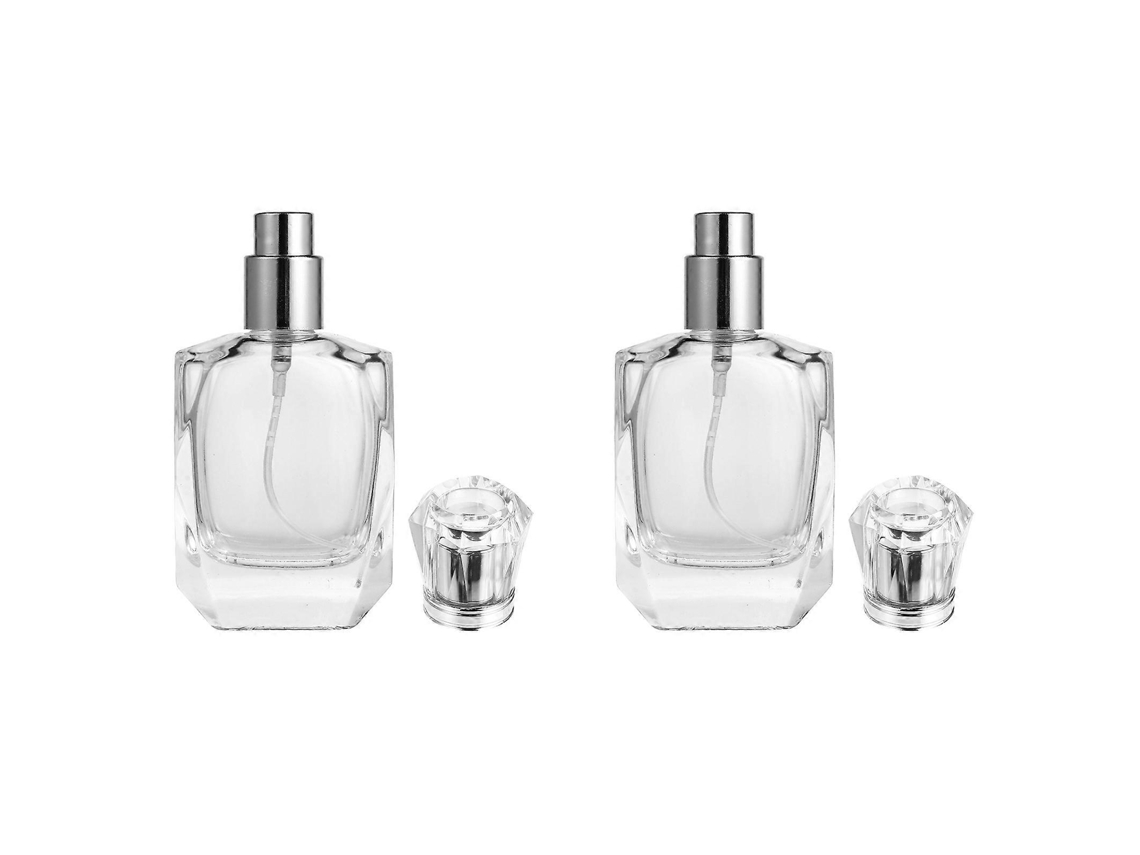 Perfume Bottle Glass Refillable Spray For Perfume 2pcs Containers