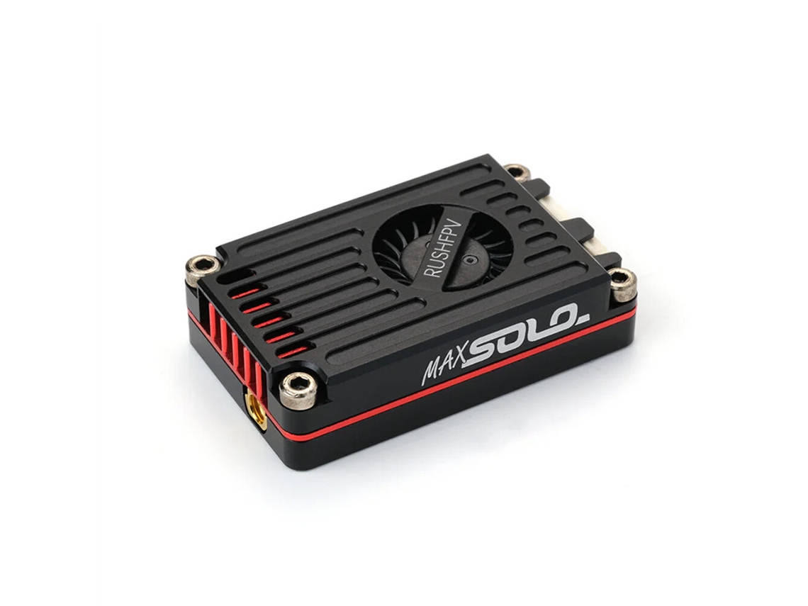 Rushfpv Max Solo 2.5w 5.8ghz Vtx 48ch/37ch 7 36v Transmissor Fpv Analógico de Alta Potência para Drones de Corrida Fpv MDUG
