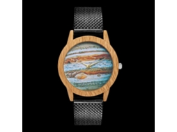 Reloj De Cuarzo Unisex Con Correa De Silicona Casual Negro