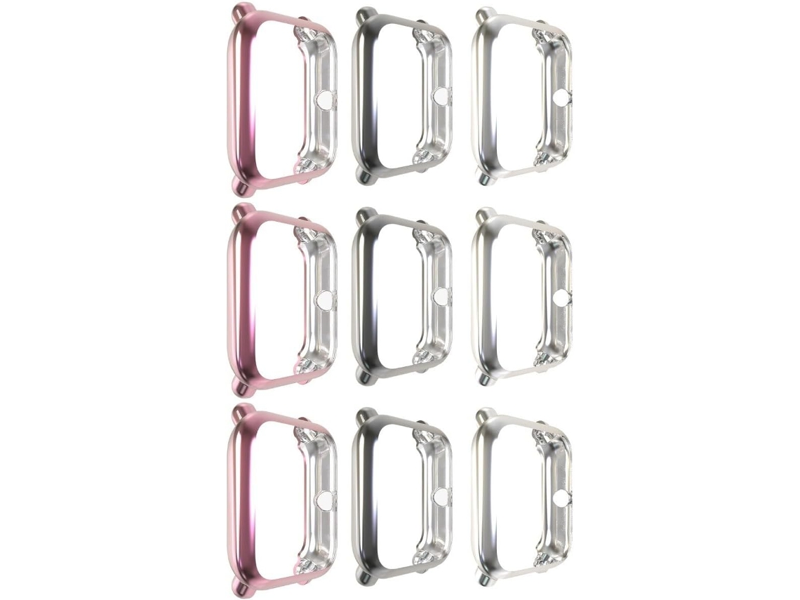 Conjunto De 9 Capas Protetoras Tpu Para Smartwatch, Compatíveis Com