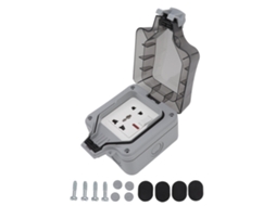 Laxiscreed Caixa De Tomada Exterior Ip66 Resistente À Água E Pó, 16a, Impermeável