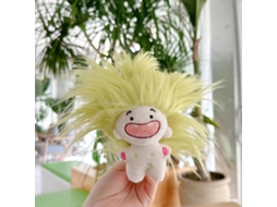 Primerox boneco de Pelúcia Fofo Pequeno de Desenho Animado com Algodão Pp para Crianças e Decoração Verde