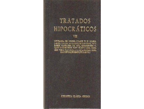 Livro 8.Tratados Hipocraticos de Vários Autores