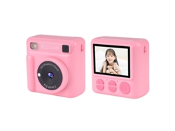 Câmera digital de impressão instantânea Yizhood para adolescentes, HD 2.4, 32 GB, recarregável com papel fotográfico rosa
