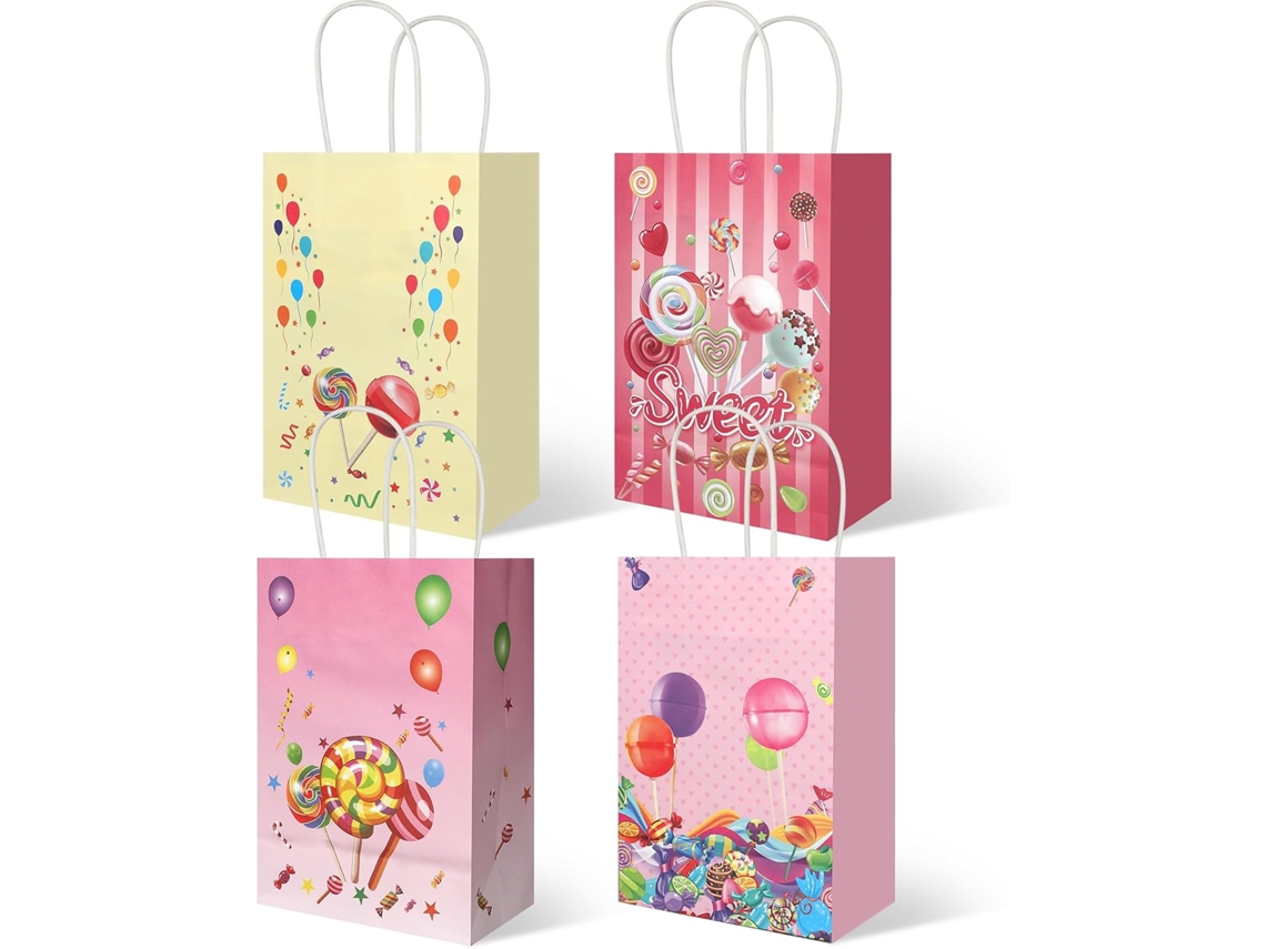 Conjunto Com 20 De Presente De Natal Papel, Para Doces, Reu Decorativa