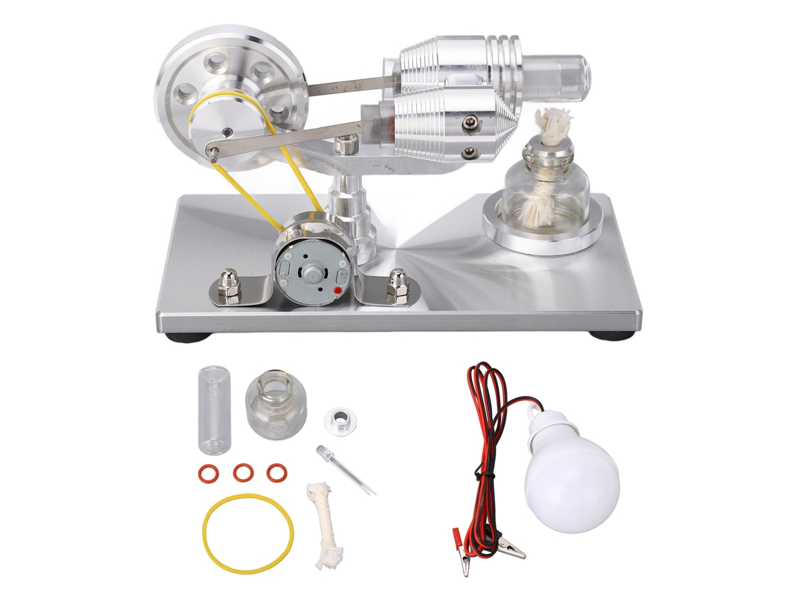 Motor de Stirling Gerador Projetos de Ciência Brinquedos Experimentais Tecnologia para Crianças