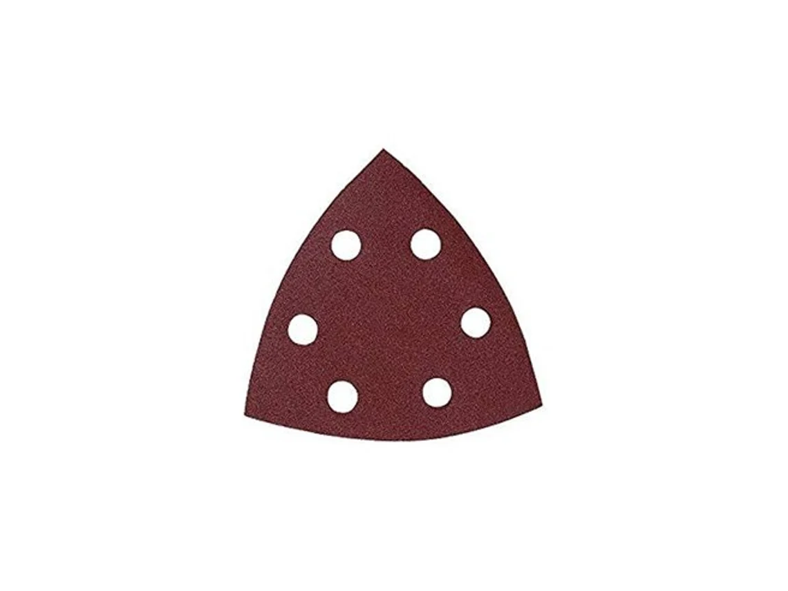 Conjunto De 5 Folhas De Lixa Triangular Velcro 90mm G60 Krt210004 Kreator