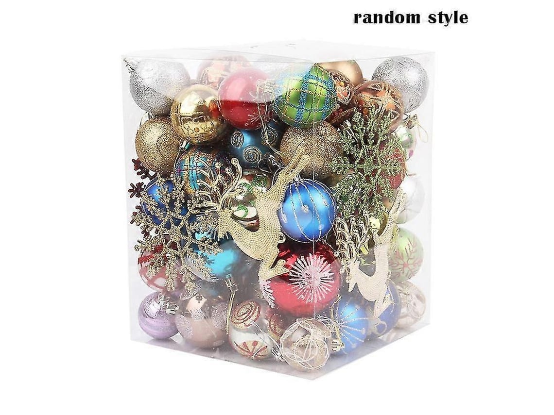Conjunto De Bolas De Natal Para Árvore E Decoração Festiva