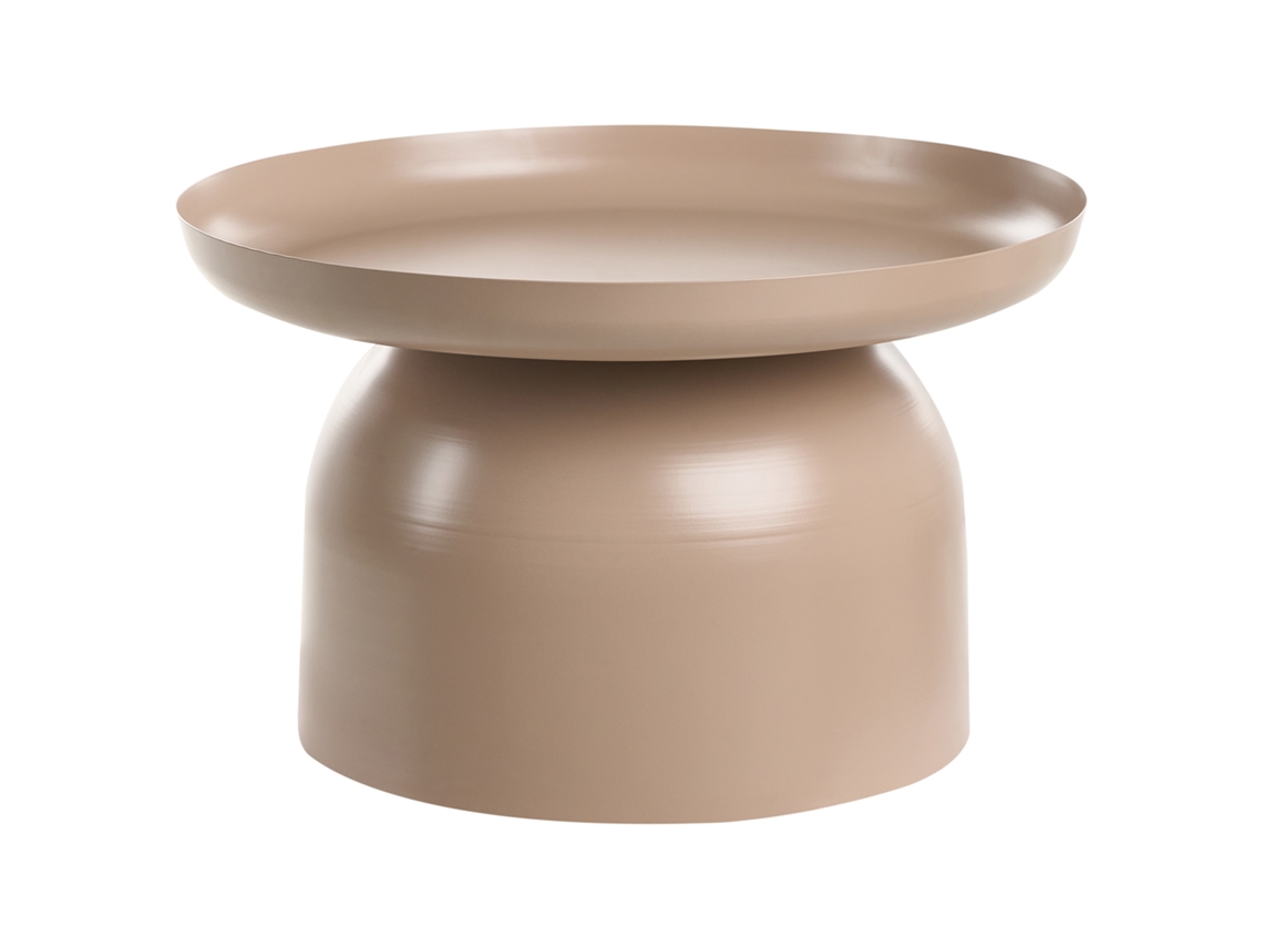Mesa De Centro Beliani Torrens De Creme 60x60x36