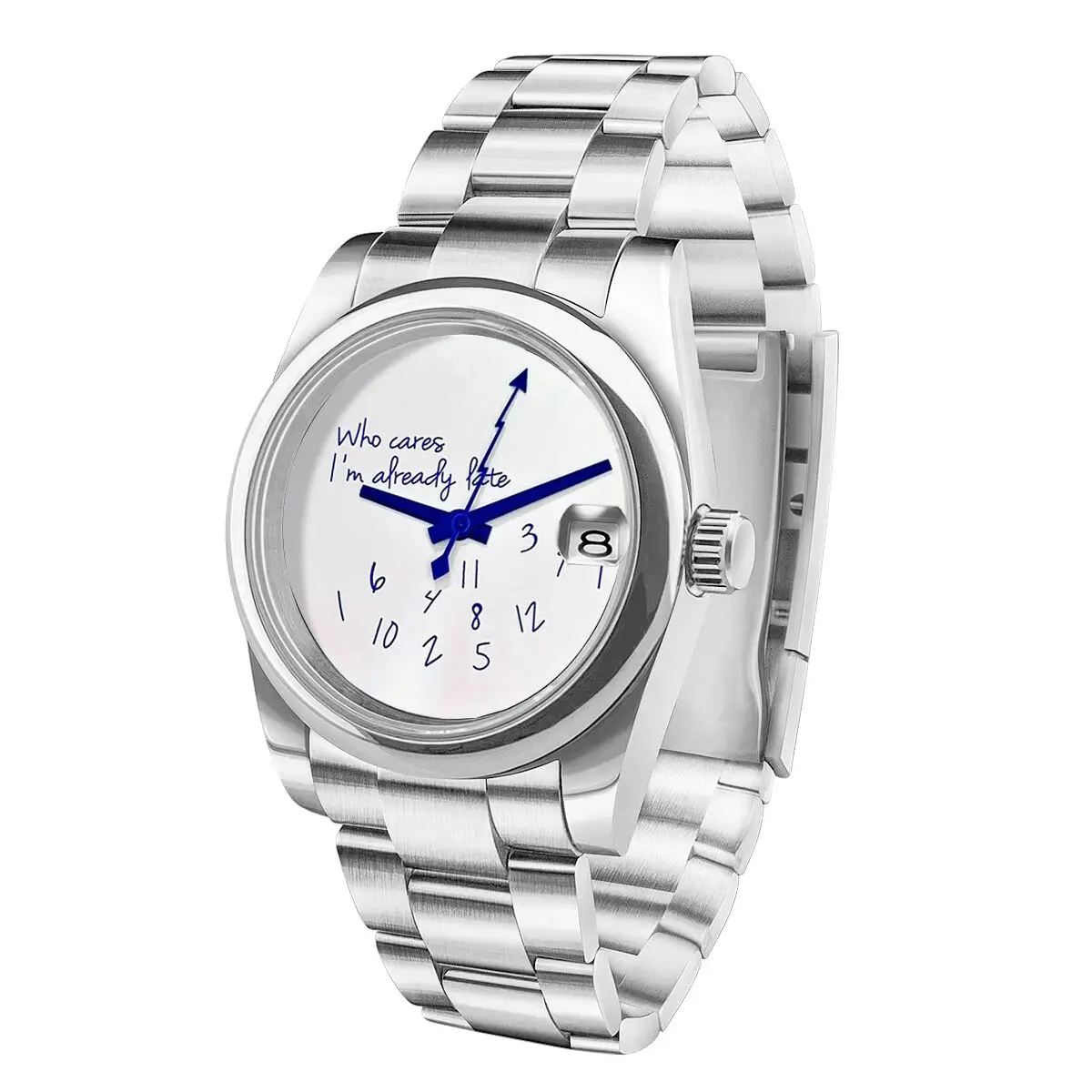 (prateado) Relógios Masculinos Mecânicos Automáticos De Três Caixas, 36/39 Mm