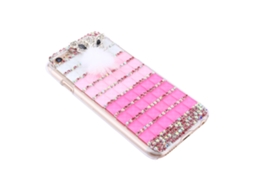 Capa de Telefone EOOCOO (decoração com Strass, Cor Gradiente)