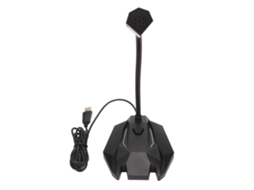 Microfone Usb Para Computador De Alta Sensibilidade Com Redução De Ruído E Direcionalidade Omnidirecional, Fio, Para Jogos No Pc