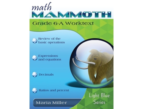 Livro Math Mammoth Grade 6-a Worktext De Maria Miller (inglês)