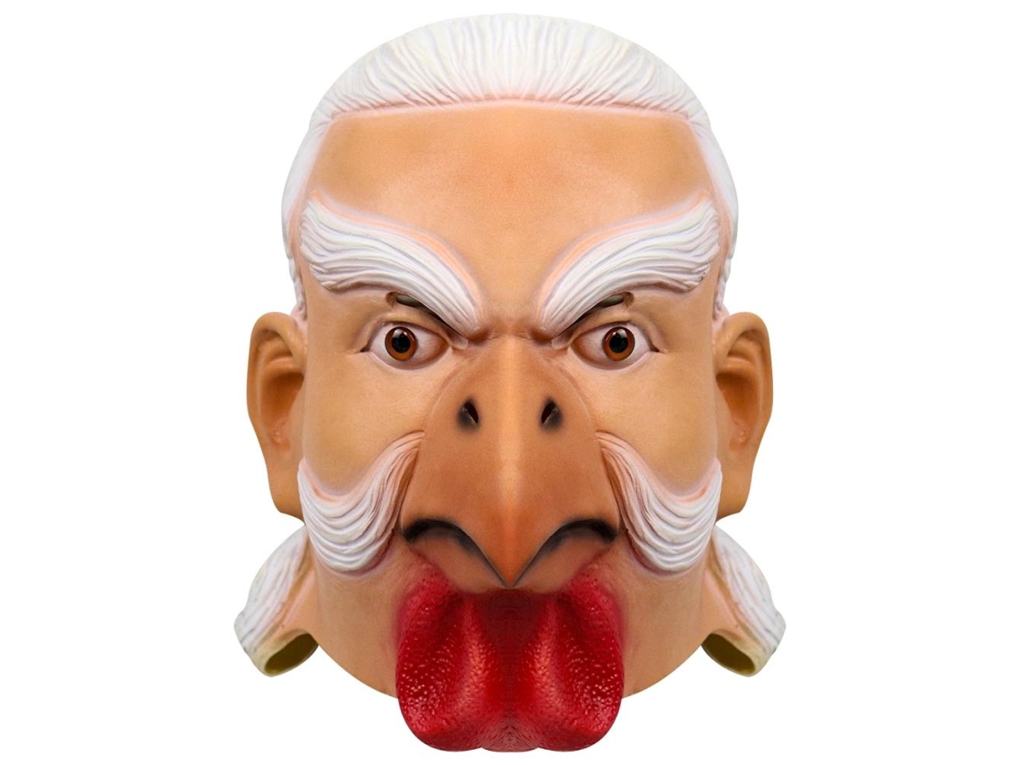 Mali máscara Facial Humana Galo Realista para Halloween Cosplay Festas Fantasia Props