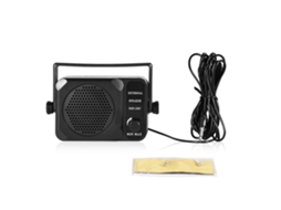 Alto-falante Externo Mini Portátil Mali com Entrada 3.5mm para Rádio Yaesu/ICOM Preto