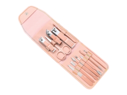 Conjunto De Cortador De Unhas Para Ferramentas De Aprimoramento De Unhas 12 Peças Rosa ZMDECQNA