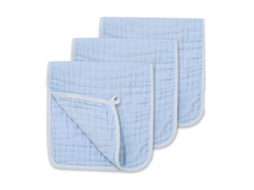 Conjunto de Toalha NEVEANCE Arroto Grandes Extra Absorventes Algodão Azul (Tamanho Único)