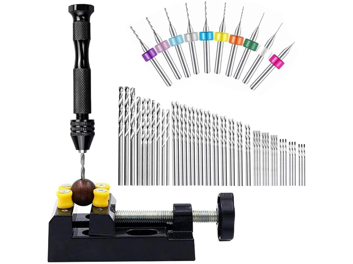 Mini Furadeira Manual Com Mandril, Ideal Para Artesanato E Entalhe.