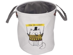 Caixa para gatos, cesto de arrumação, cesto de roupa duplo, arrumação de brinquedos, Zqkla Slowmoose