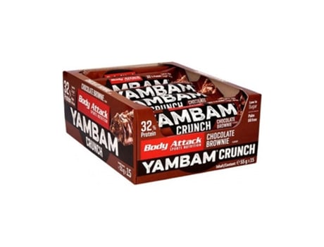 Lata De Barra Crocante De Yambam Body Attack Nutrition (15x55g)