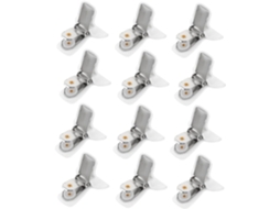 Conjunto Cabilock com 12 prendedores de edredom, fixadores antiderrapantes para colchas e cobertores, ideais para uso sem costuras.