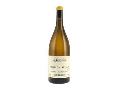 Vinho branco LA SOUFRANDIÈRE Climat les Quarts Zen Chardonnay Pouilly-Vinzelles Garrafa Magnum (1.5 L - 1 Unidade)