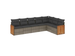 Garden Sofa Set, Garden Sofa Sets Vidaxl Cinzeto Rattan / Vime (n/a)