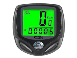 Ciclocomputador Sem Fio, Lcd, Impermeável, Velocímetro, Odômetro