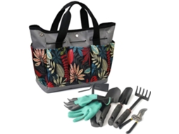 Bolsa para ferramentas de jardim, poliéster 600D, 48,5 x 30 cm, armazenamento portátil com várias bolsas, Fivela De