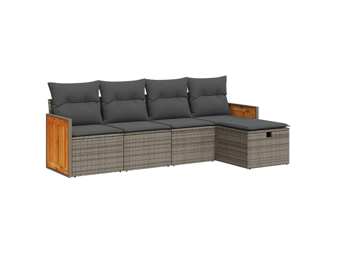 Garden Sofa Set, Garden Sofa Sets Vidaxl Cinzeto Rattan / Vime (n/a)