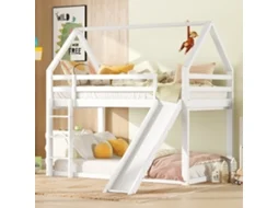Beliche 90x200 Branco Com Escorregador E Escada