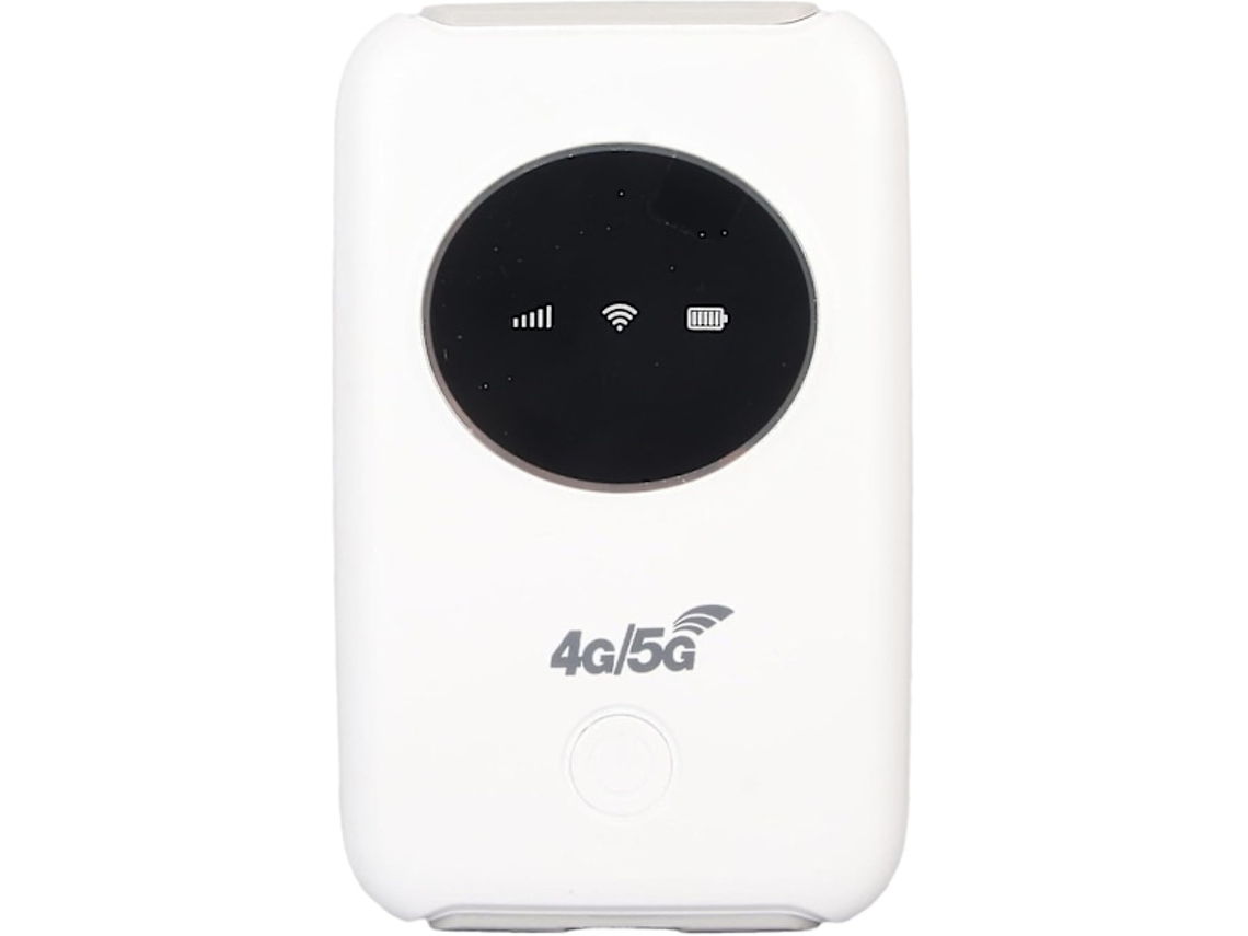 Modem Wi-Fi 4G LTE Desbloqueado, Ponto de Acesso Móvel Wi-Fi 5G, Roteador Wi-Fi com Slot para Cartão SIM e Micro USB, Ponto de Acesso Portátil Slowmoose