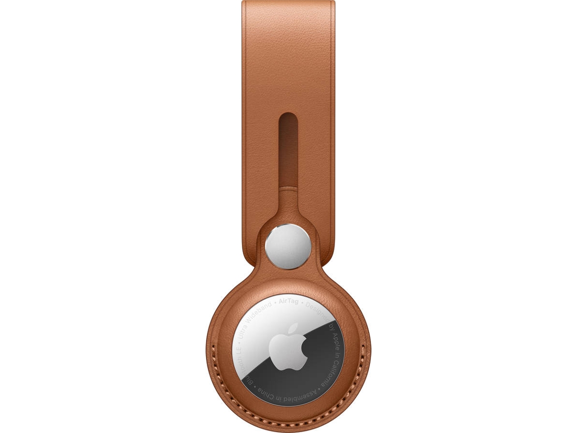 Loop em pele para AirTag APPLE Castanho Sela