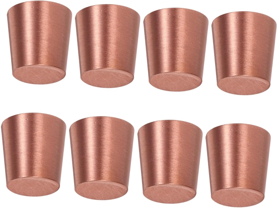 Conjunto de 8 Pés GOKOCO de latão para tábua de corte com suporte