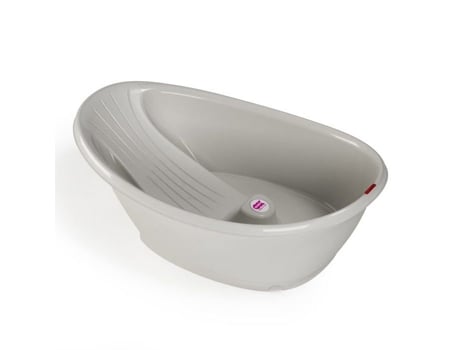 Banheira OKBABY 39232300 Bella a Aconchegante Banheira para Banho de Recém-Nascidos de 0 a 12 Meses Cinza