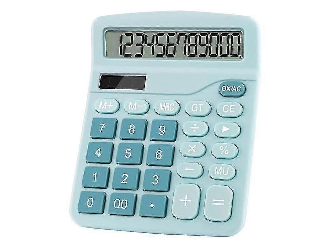 Calculadora Eletrônica De 12 Dígitos, Com Energia Solar E Bateria, Para Escritório E Finanças Básicas