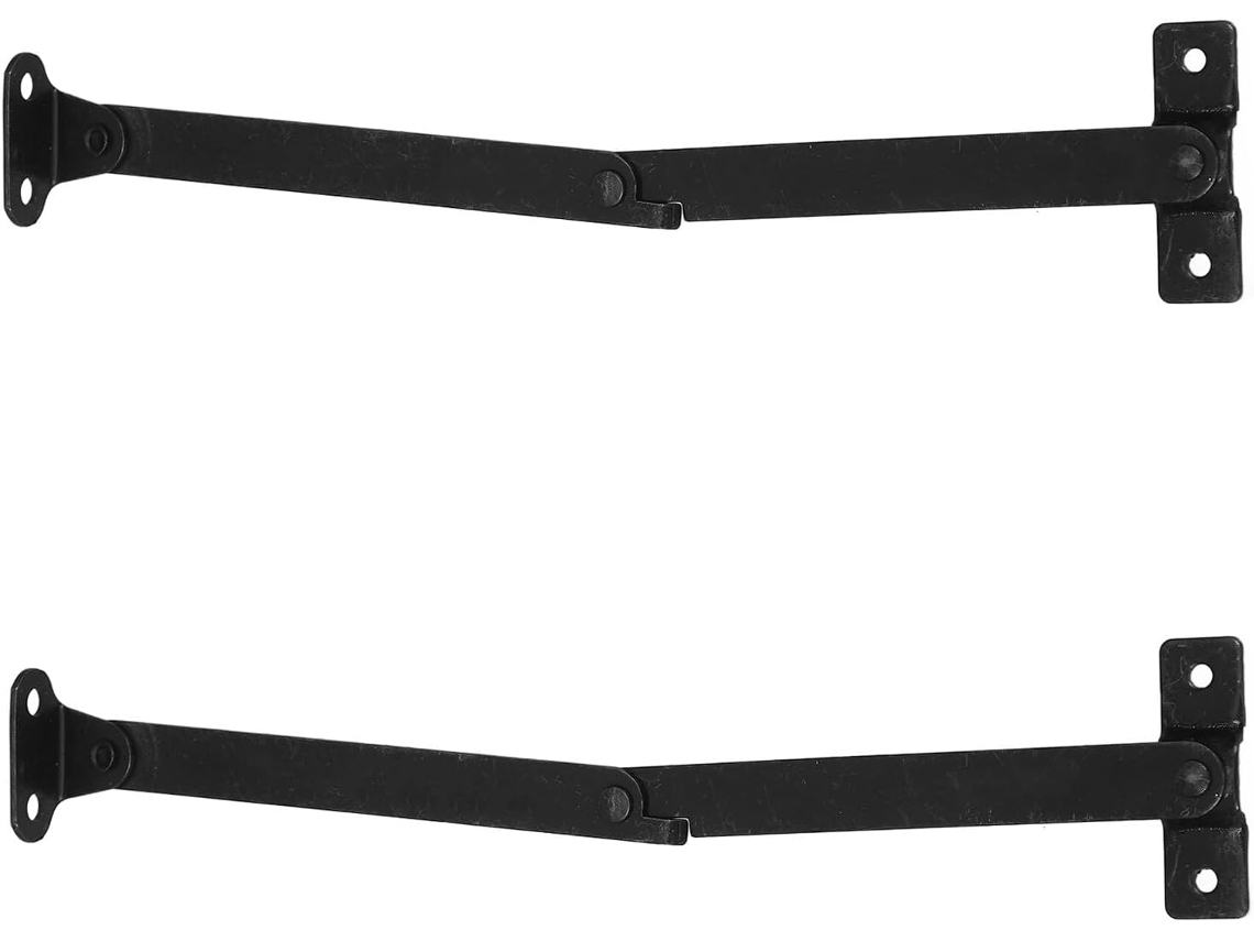 Dobradiças De Suporte Para Tampas Caixas Ferro Estilo Vintage, 2 Peças