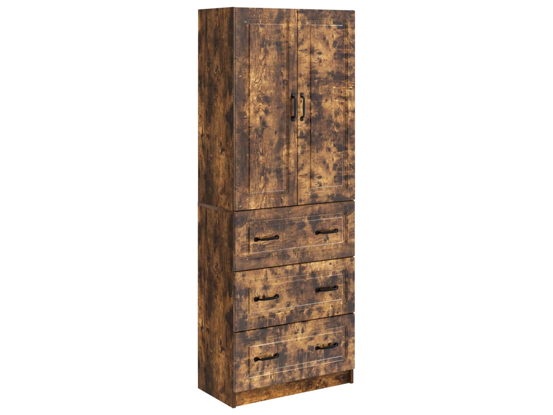 Maison Exclusive - Conjunto De Gabinete 2 Unid. 66 X 34,5 X 87 Cm Carvalho Fumado