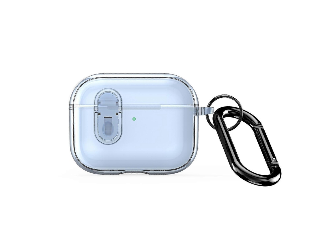 Estojo transparente dividido para fones de ouvido da série Dux Ducis Pecl com gancho para AirPods Pro 3 GIECY
