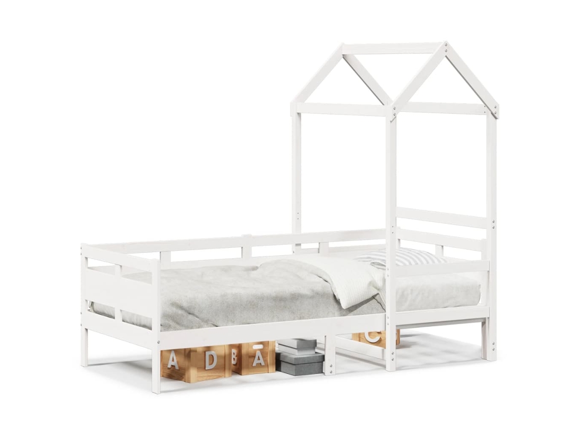 Day Bed, Day Beds Vidaxl Branco Madeira De Pinho (80 X 200 Cm)