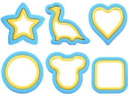 Cortador De Sanduíches, Selador De Lanches, Moldes De Plástico Perfeitos Para Meninos E Meninas. Formas
