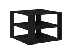 Conjunto 1 Mesa De Centro Vidaxl Preto Derivados De Madeira (58 X 58 X 40 Cm)