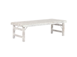 Mesa De Centro Home Esprit Branco 148 X 69 X 47 Cm