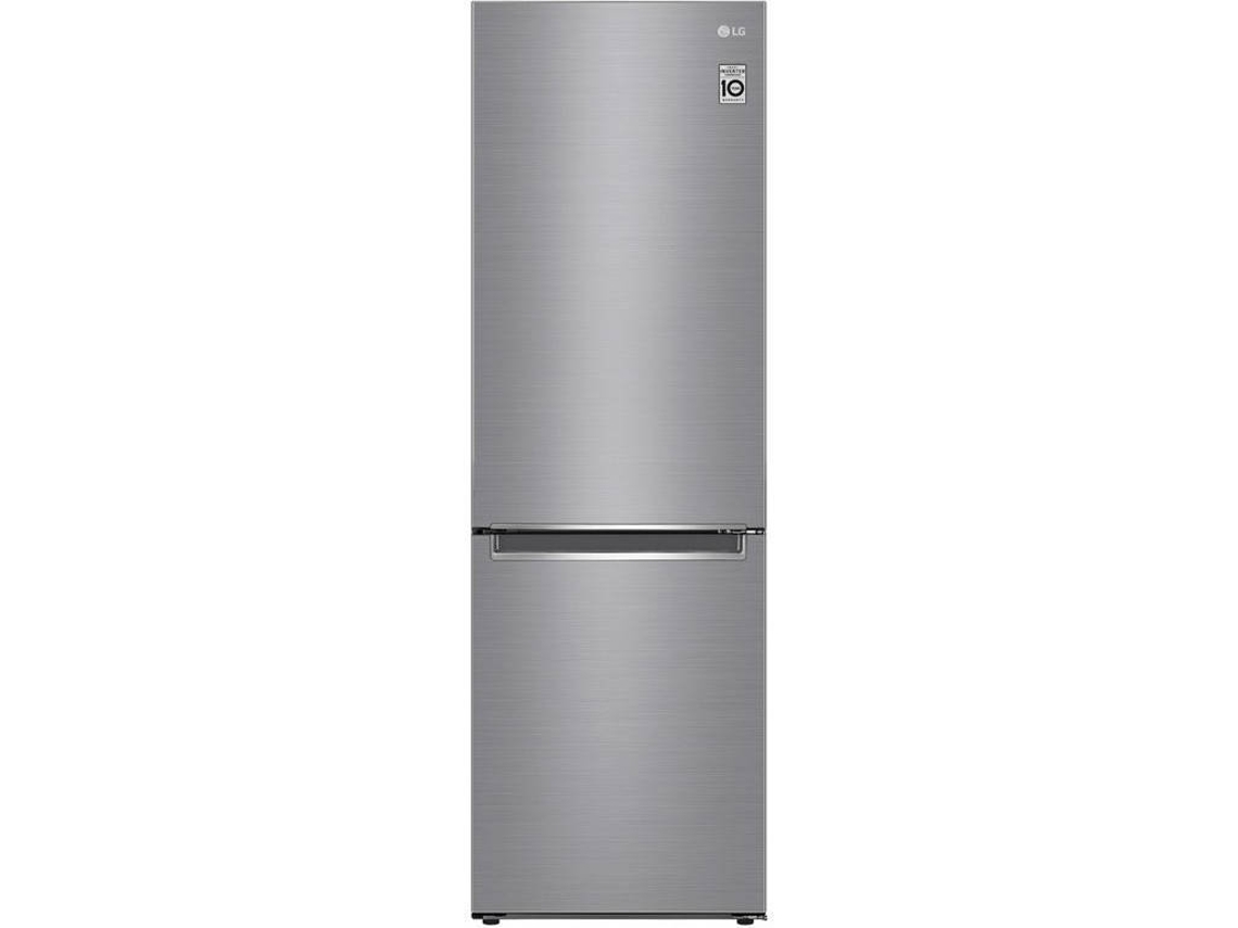 Frigorífico Combinado LG GBB61PZJMN (No Frost - 186 cm - 341 L - Inox)