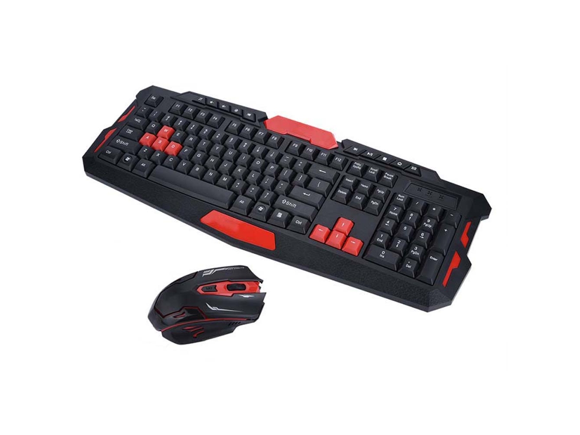 Conjunto de Teclado e Mouse Sem Fio LAXISCREED (conexão Sem Fio 2.4ghz, Adequado para Jogos, Sensação Confortável)