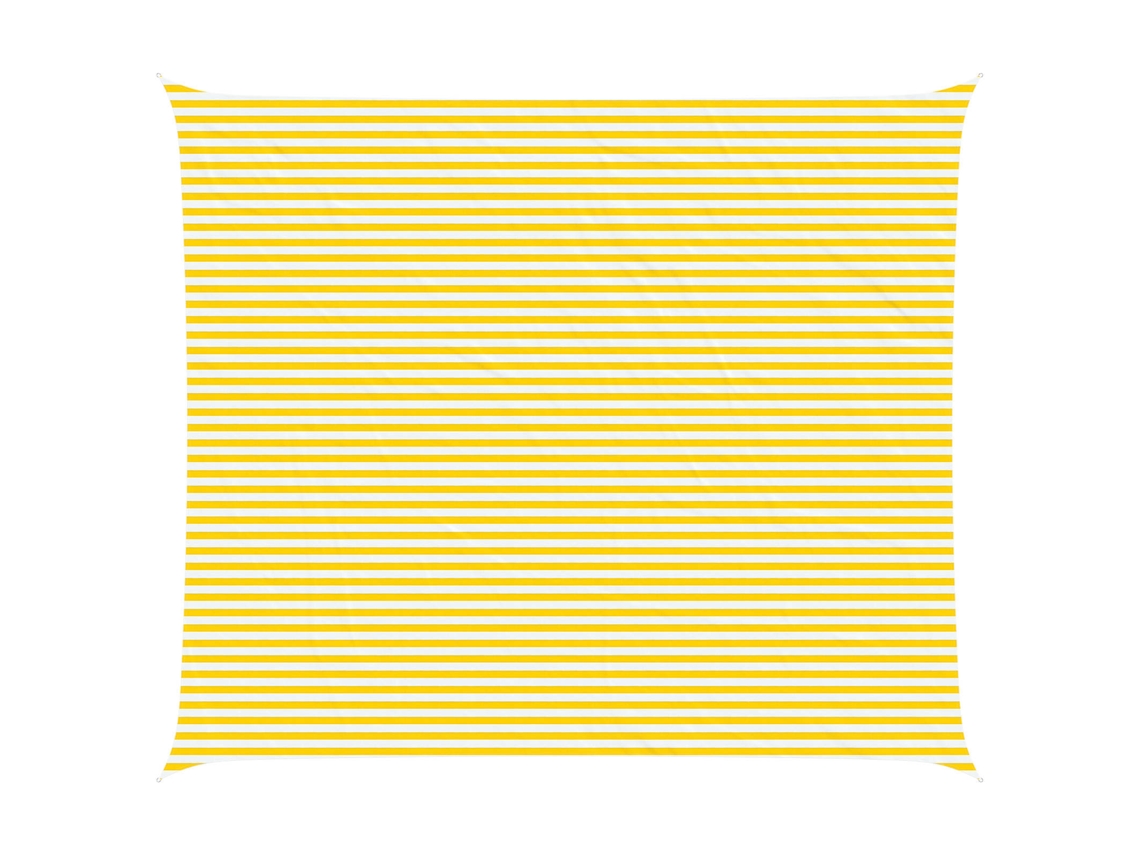 Conjunto 1 Sombra Externa Vidaxl Amarelo Poliéster (7 X 6 M)