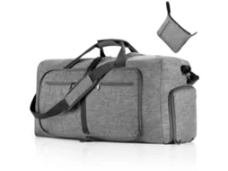 Mala de Viagem Dobrável para Homens e Mulheres, 85l Fins Semana, com Palmilha, Bolsa Impermeável. AQUAFORGE