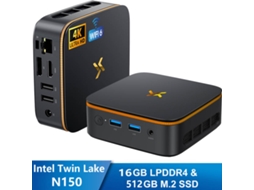 Minipc Huidun H50 Intel Twin Lake N150 3.6ghz Max 16 Gb 512 Gbssd 2tb Windows 11 Pro Wifi 6