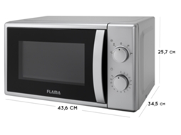 Micro-ondas FLAMA 1839FL (20 L - Sem Grill - Inox)